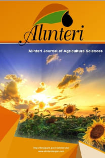Alınteri Zirai Bilimler Dergisi-Cover