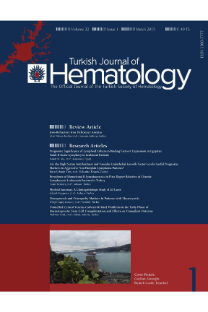 Turkish Journal of Hematology-Cover