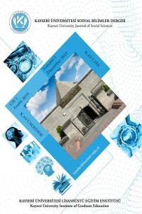 Kayseri Üniversitesi Sosyal Bilimler Dergisi-Cover