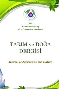 Kahramanmaraş Sütçü İmam Üniversitesi Tarım ve Doğa Dergisi-Cover