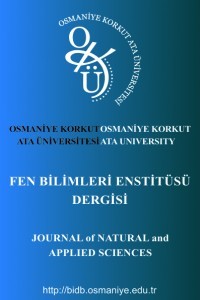 Osmaniye Korkut Ata Üniversitesi Fen Bilimleri Enstitüsü Dergisi-Cover