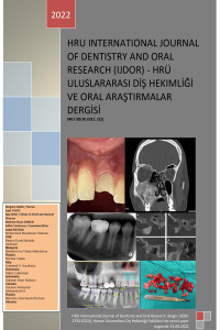HRÜ Uluslararası Diş Hekimliği ve Oral Araştırmalar Dergisi-Cover