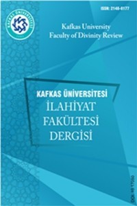 Kafkas Üniversitesi İlahiyat Fakültesi Dergisi-Cover