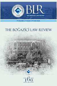 The Boğaziçi Law Review-Cover