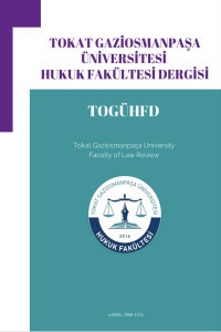 Tokat Gaziosmanpaşa Üniversitesi Hukuk Fakültesi Dergisi-Cover