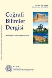 Coğrafi Bilimler Dergisi-Cover