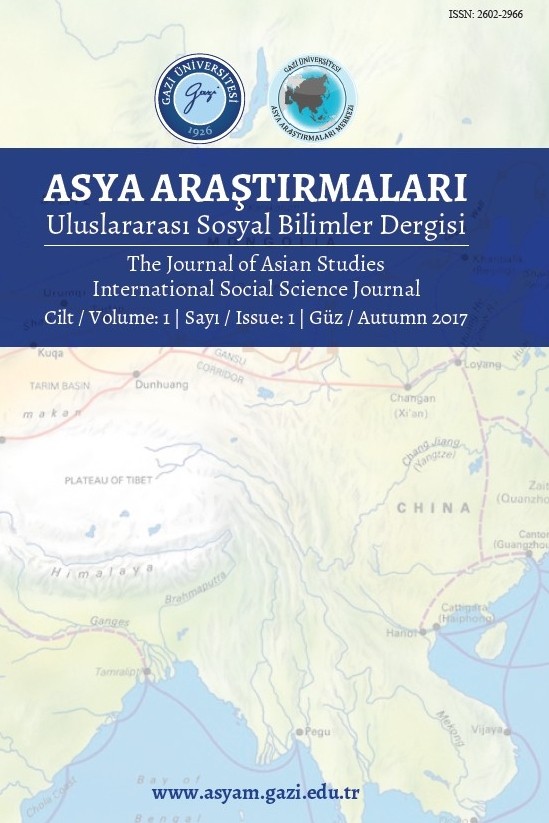 Asya Araştırmaları Uluslararası Sosyal Bilimler Dergisi-Cover