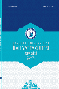 Bayburt Üniversitesi İlahiyat Fakültesi Dergisi-Cover