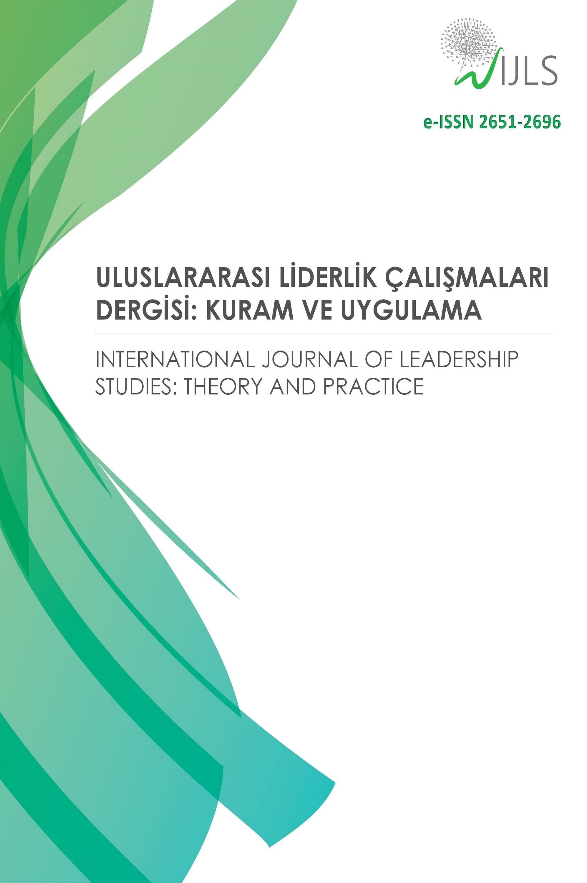 Uluslararası Liderlik Çalışmaları Dergisi: Kuram ve Uygulama-Cover