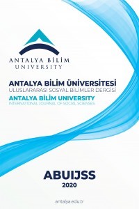 Antalya Bilim Üniversitesi Uluslararası Sosyal Bilimler Dergisi-Cover