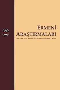 Ermeni Araştırmaları-Cover