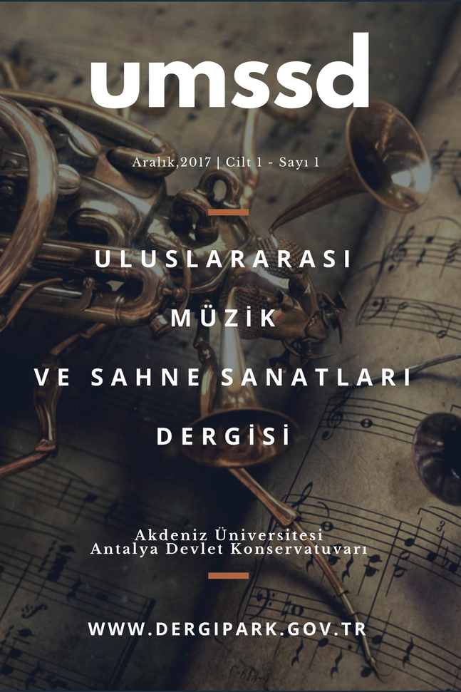 Uluslarası Müzik ve Sahne Sanatları Dergisi-Cover