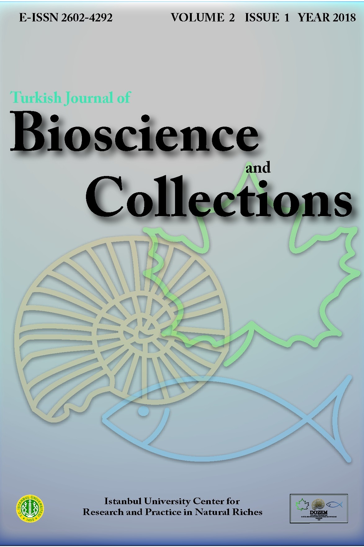 Turkish Journal of Bioscience and Collections-Cover