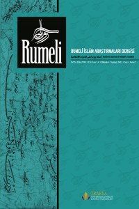 Rumeli İslam Araştırmaları Dergisi-Cover