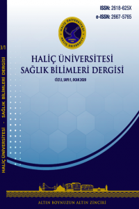 Haliç Üniversitesi Sağlık Bilimleri Dergisi-Cover
