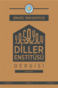 Bingöl Üniversitesi Yaşayan Diller Enstitüsü Dergisi-Cover
