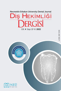 Necmettin Erbakan Üniversitesi Diş Hekimliği Dergisi-Cover