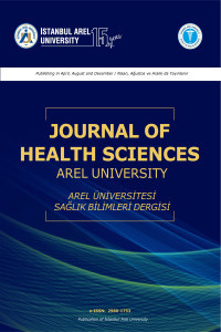 Arel Üniversitesi Sağlık Bilimleri Dergisi-Cover