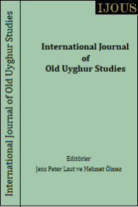 International Journal of Old Uyghur Studies-Cover