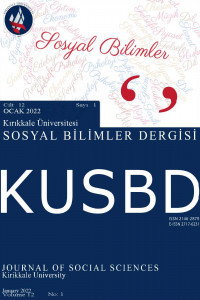 Kırıkkale Üniversitesi Sosyal Bilimler Dergisi-Cover