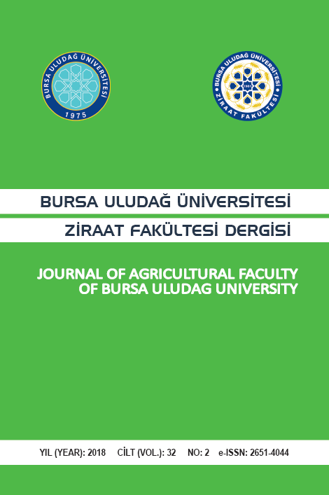 Bursa Uludağ Üniversitesi Ziraat Fakültesi Dergisi-Cover