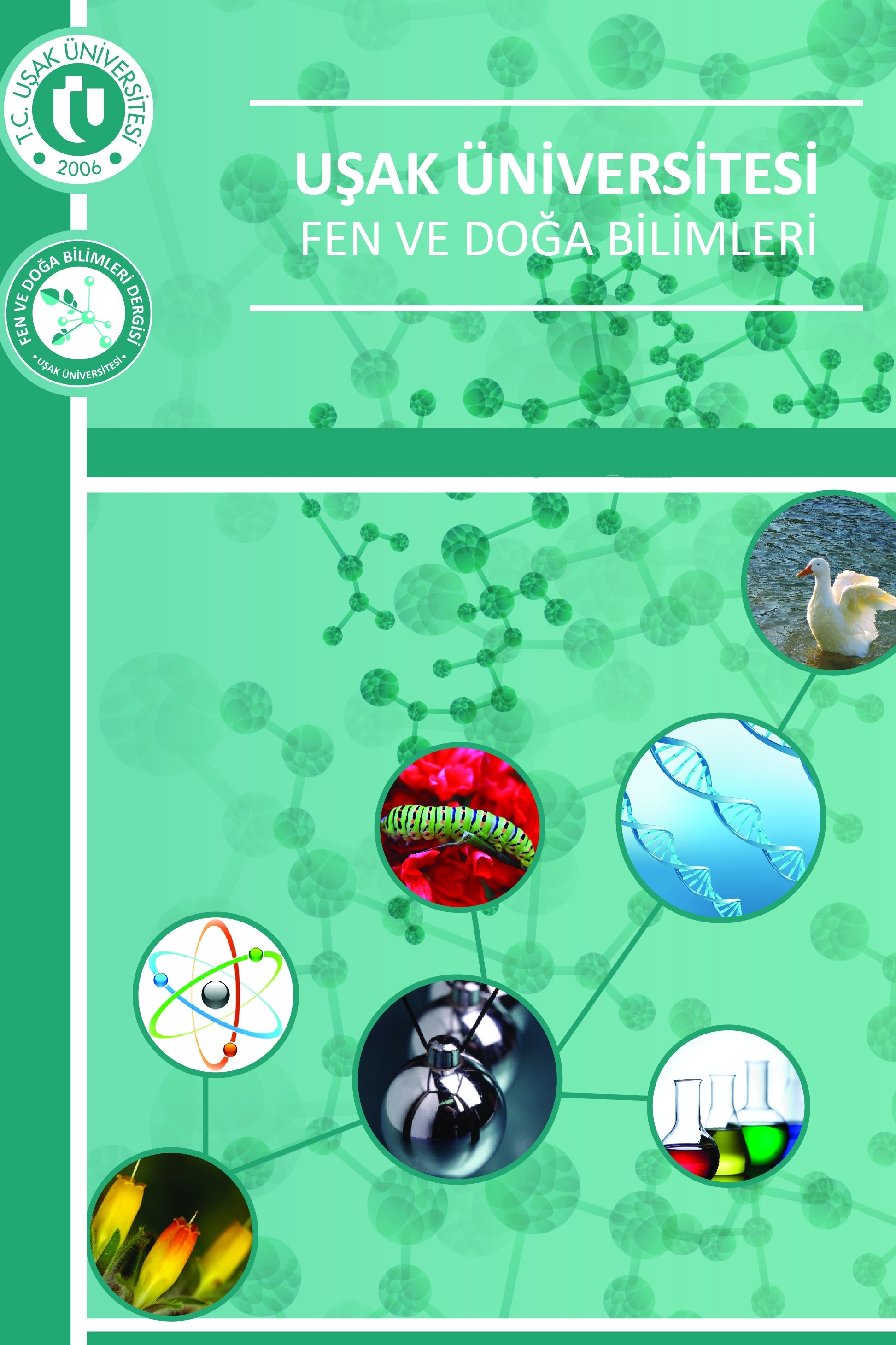 Uşak Üniversitesi Fen ve Doğa Bilimleri Dergisi-Cover