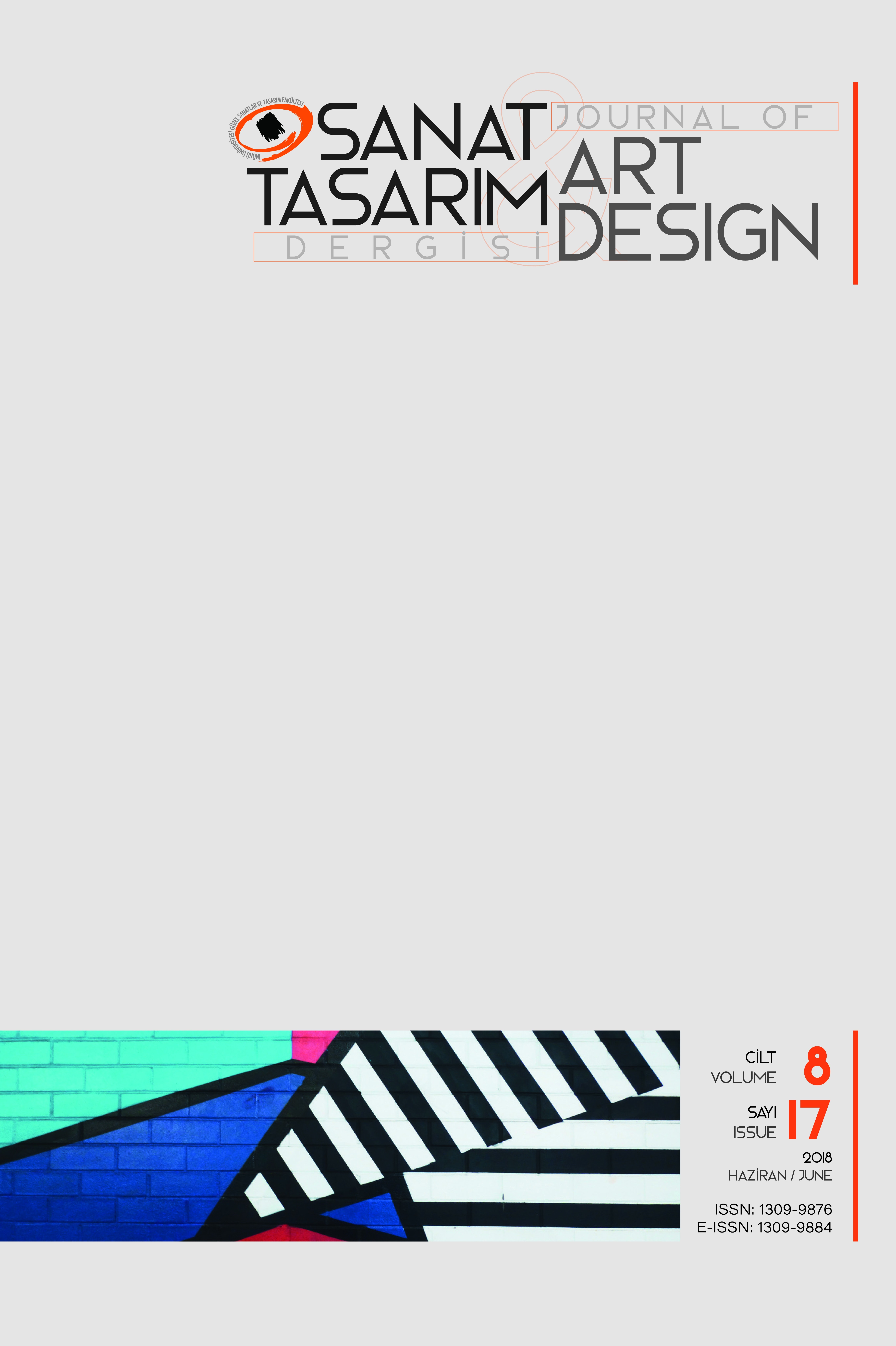 İnönü Üniversitesi Sanat ve Tasarım Dergisi-Cover