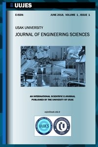 Usak University Journal of Engineering Sciences-Cover