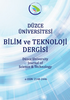 Düzce Üniversitesi Bilim ve Teknoloji Dergisi-Cover