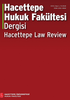 Hacettepe Hukuk Fakültesi Dergisi-Cover