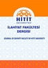 Hitit Üniversitesi İlahiyat Fakültesi Dergisi-Cover