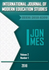 International Journal of Modern Education Studies-Cover