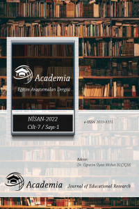 Academia Eğitim Araştırmaları Dergisi-Cover