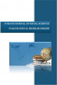 19 Mayıs Sosyal Bilimler Dergisi-Cover