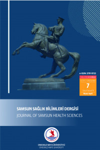 Samsun Sağlık Bilimleri Dergisi-Cover