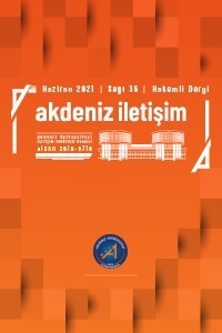 Akdeniz Üniversitesi İletişim Fakültesi Dergisi-Cover