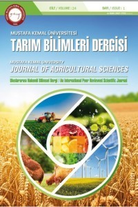 Mustafa Kemal Üniversitesi Tarım Bilimleri Dergisi-Cover