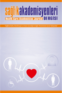 Sağlık Akademisyenleri Dergisi-Cover