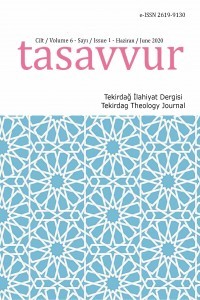 Tasavvur / Tekirdağ İlahiyat Dergisi-Cover