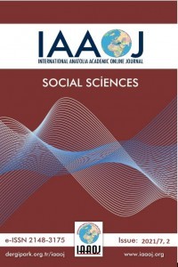International Anatolia Academic Online Journal Social Sciences Journal-Cover