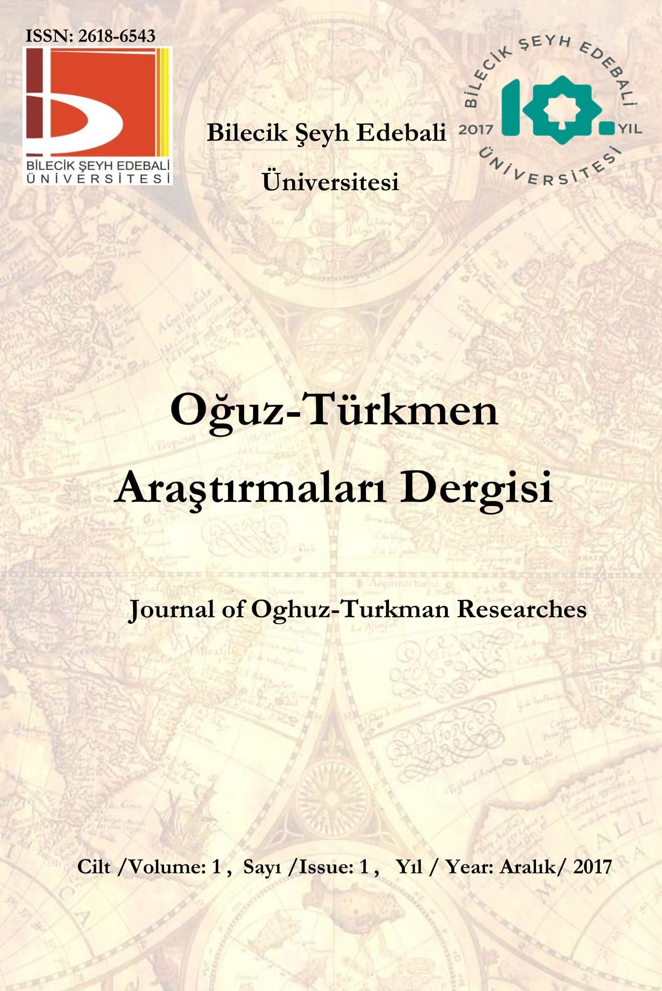 Oğuz-Türkmen Araştırmaları Dergisi-Cover