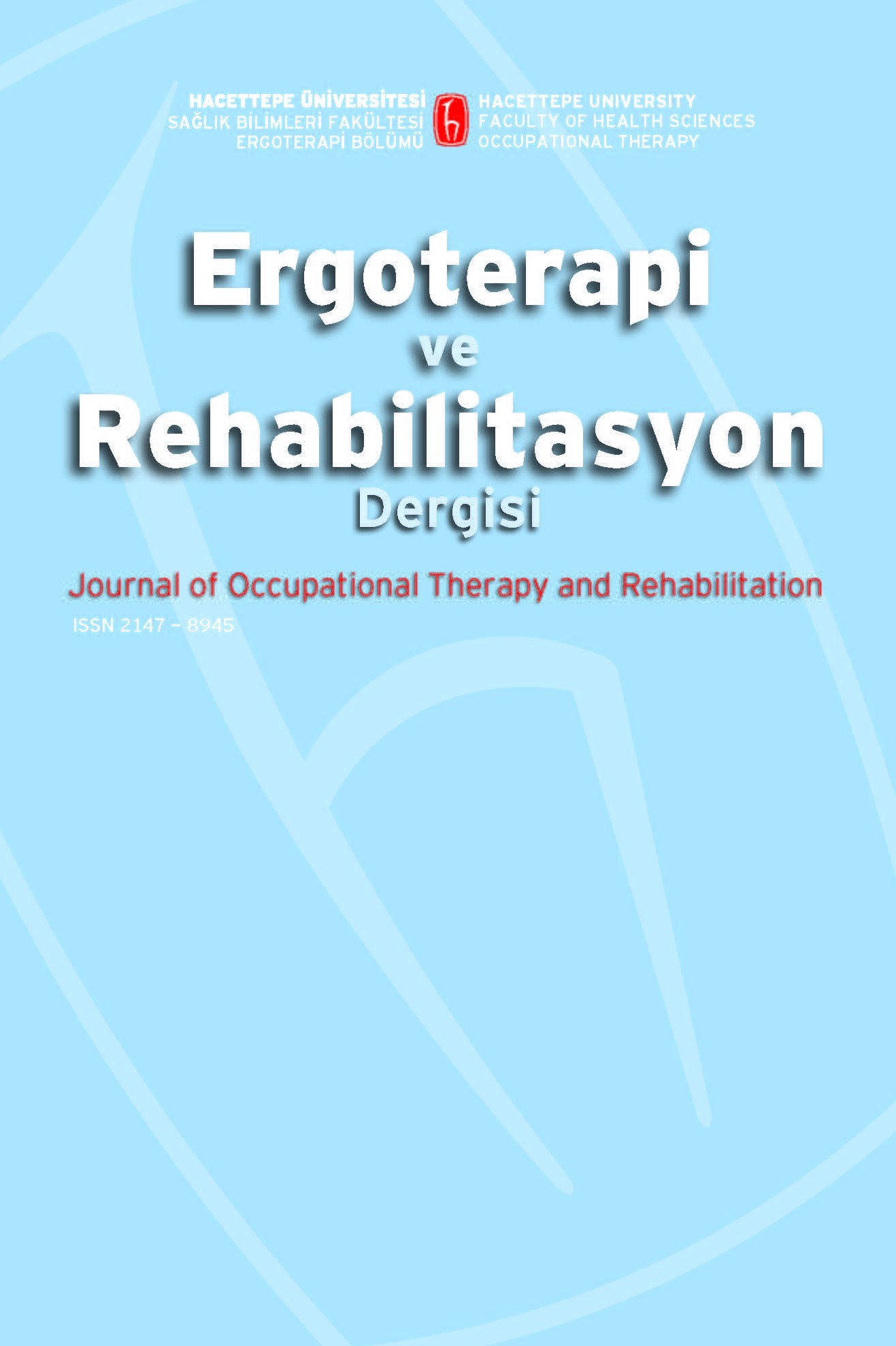 Ergoterapi ve Rehabilitasyon Dergisi-Cover