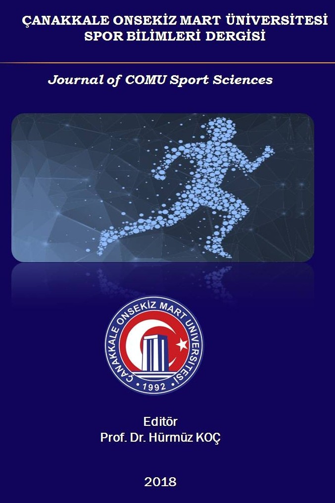 Çanakkale Onsekiz Mart Üniversitesi Spor Bilimleri Dergisi-Cover