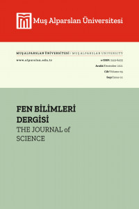 Muş Alparslan Üniversitesi Fen Bilimleri Dergisi-Cover