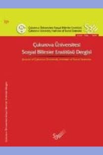Çukurova Üniversitesi Sosyal Bilimler Enstitüsü Dergisi-Cover