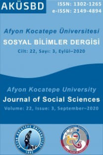 Afyon Kocatepe Üniversitesi Sosyal Bilimler Dergisi-Cover