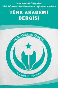 Sakarya Üniversitesi Türk Akademi Dergisi-Cover