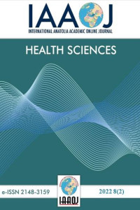 International Anatolia Academic Online Journal Health Sciences-Cover