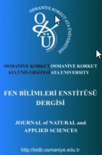 Osmaniye Korkut Ata Üniversitesi Fen Bilimleri Enstitüsü Dergisi (Online)-Cover