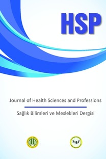 Sağlık Bilimleri ve Meslekleri Dergisi /Journal of Health Sciences and Professions-Cover